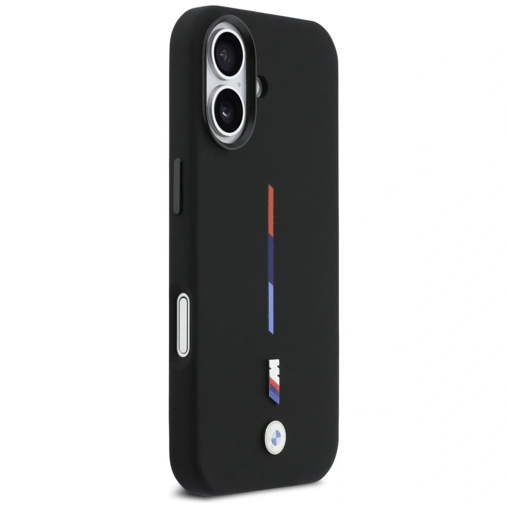 BMW M Silicon Tricolor Line MagSafe pentru Apple iPhone 17 negru - 4