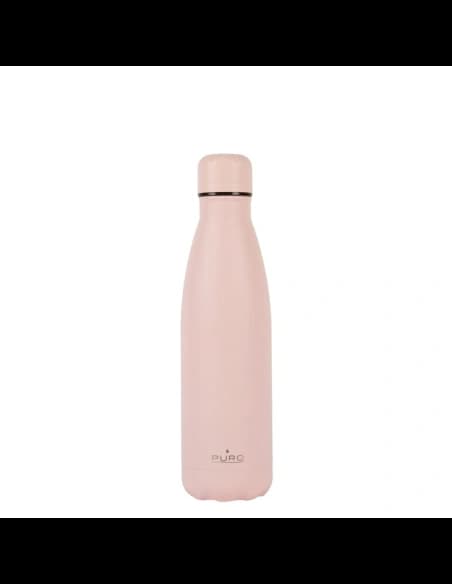 Sticlă termică din oțel inoxidabil PURO ICON 500ml (Candy Pink) (Acoperire cu pulbere)