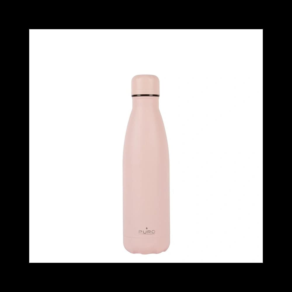 Sticlă termică din oțel inoxidabil PURO ICON 500ml (Candy Pink) (Acoperire cu pulbere) - 1