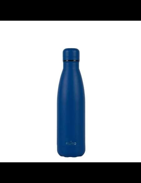 Sticlă termică din oțel inoxidabil PURO ICON 500ml (Albastru Închis) (Acoperire cu Pulbere)