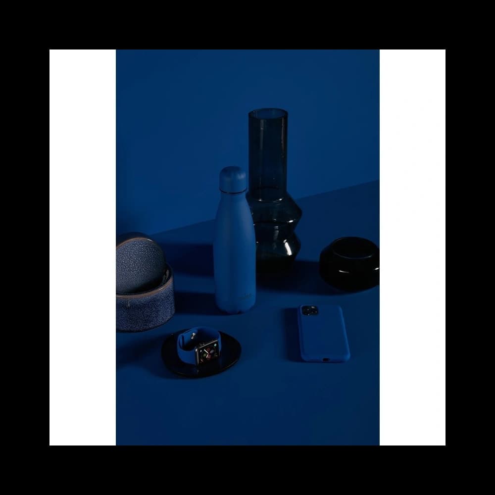 Sticlă termică din oțel inoxidabil PURO ICON 500ml (Albastru Închis) (Acoperire cu Pulbere) - 5