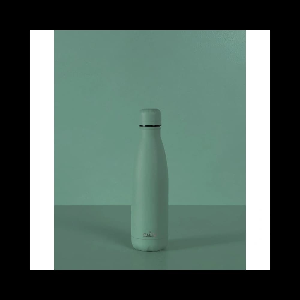 Sticlă termică din oțel inoxidabil PURO ICON 500ml (Verde) (Acoperire cu pulbere) - 2