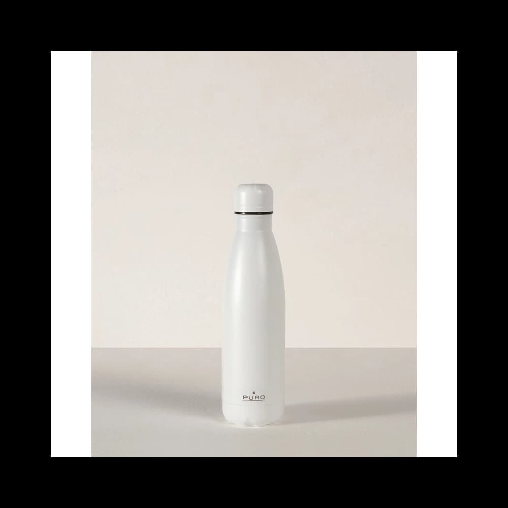 Termo láhev z nerezové oceli PURO ICON 500ml (Bílá) (Práškový nástřik) - 2