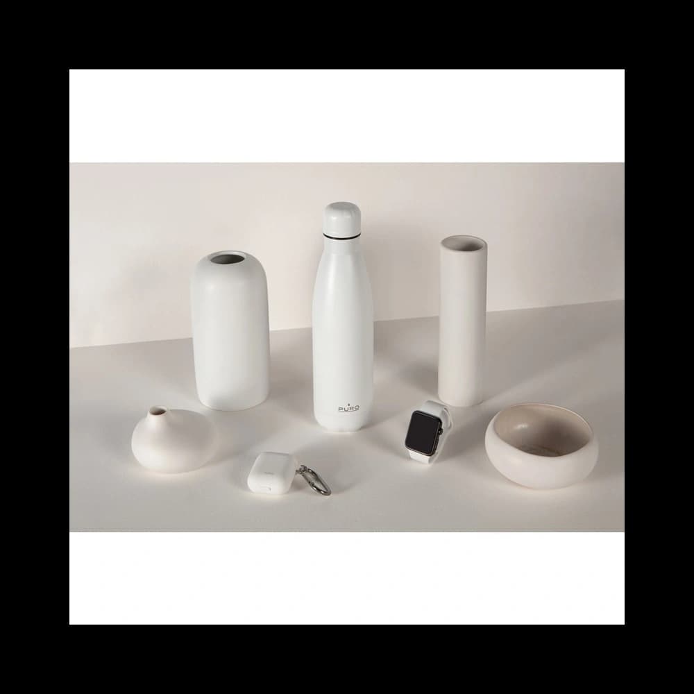 Termo láhev z nerezové oceli PURO ICON 500ml (Bílá) (Práškový nástřik) - 5
