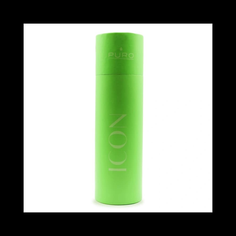 Sticlă termică din oțel inoxidabil PURO ICON Fluo 500ml (Verde) (Acoperire pulbere) - 2