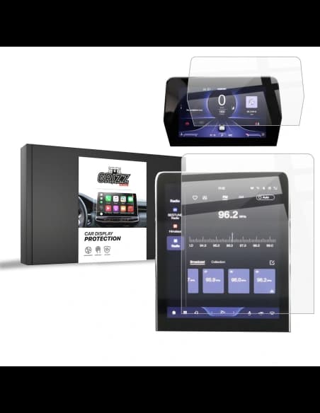 Folia ceramiczna GrizzGlass CarDisplay Protection do Bestune T90 12,6" (2023-2025) [2w1] 