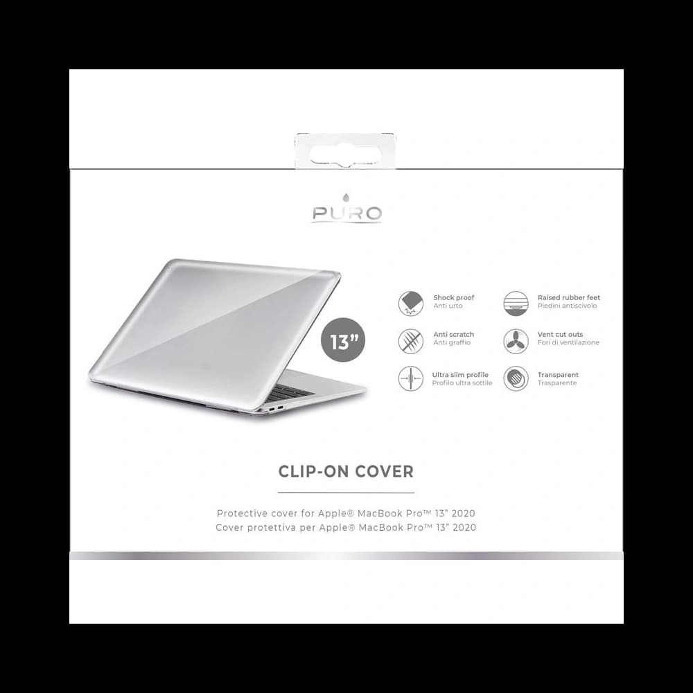 Obudowa PURO Clip On Apple Macbook Pro 13 (2020) (átlátszó) - 6