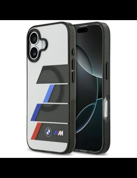 BMW M IML Butoane Metalice Linii Tricolore MagSafe Apple iPhone 17 antracit
