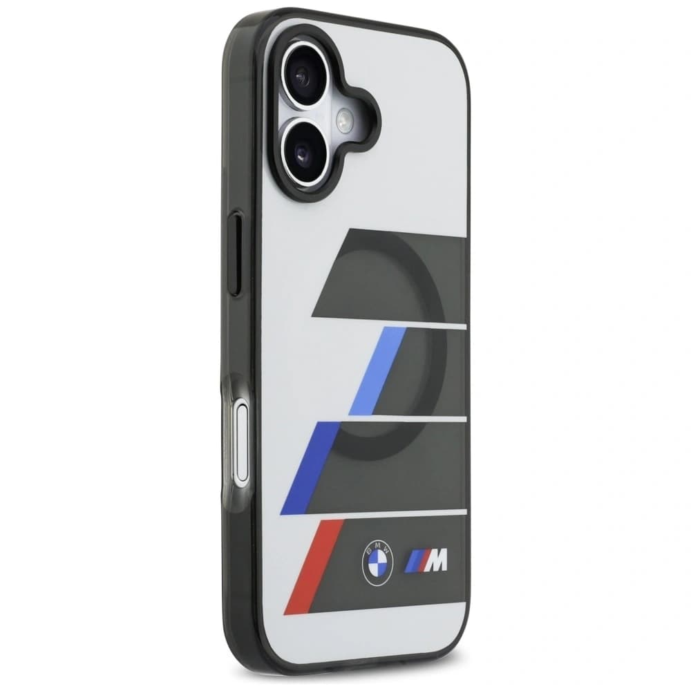 BMW M IML Butoane Metalice Linii Tricolore MagSafe Apple iPhone 17 antracit - 4