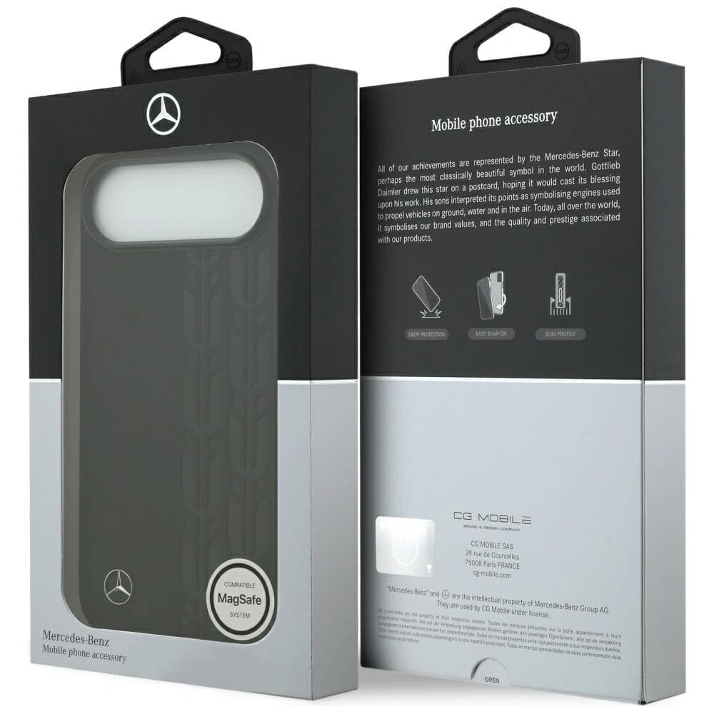 Mercedes Leather Laurel Leaves MagSafe Apple iPhone Air black - 8