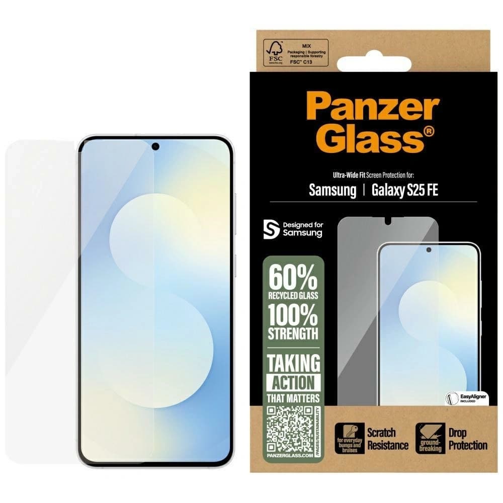 PanzerGlass Ultra-Wide Fit Samsung Galaxy S25 FE