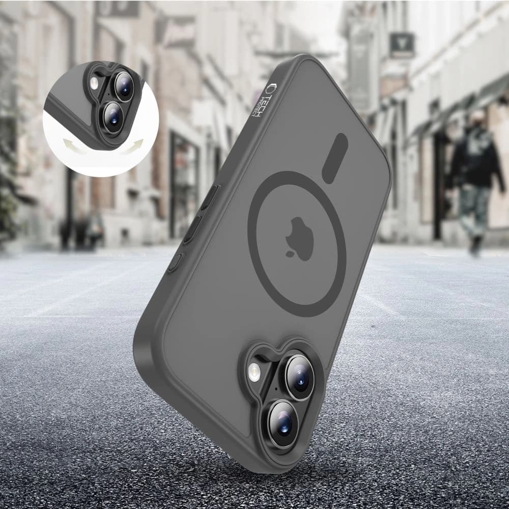 Tech-Protect Magmat MagSafe Apple iPhone 17 Matte Crayon Grey - 6