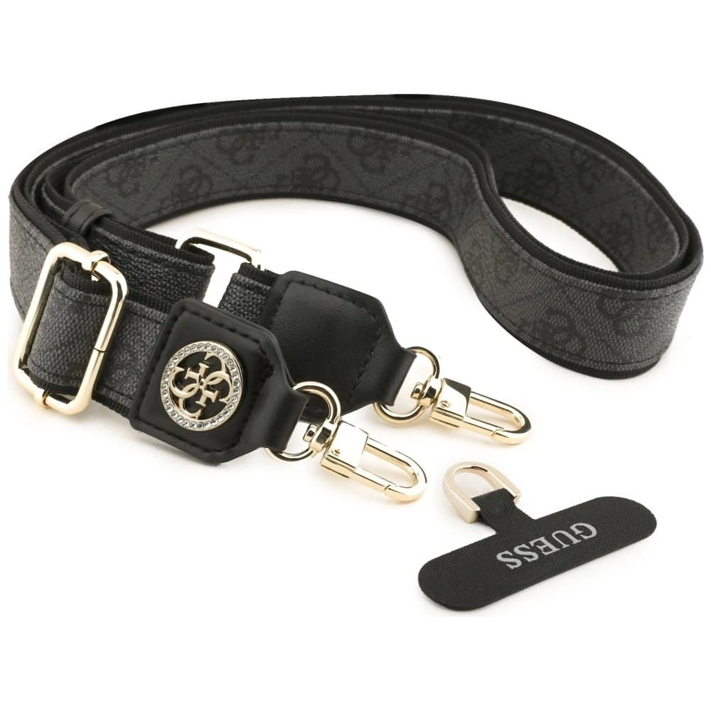 Guess Universal CBDY 4G Tether Patch Strass Metal Logo černá - 2