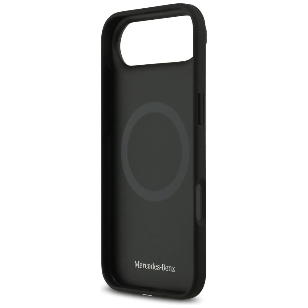 Logo vintage din piele Mercedes MagSafe pentru Apple iPhone Air negru - 7