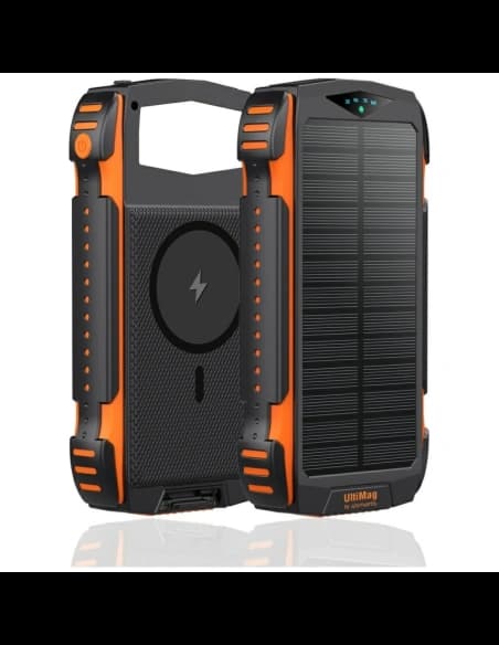 4smarts TitanPack Rugged UltiMag 20000mAh Baterie Externă Solară neagră