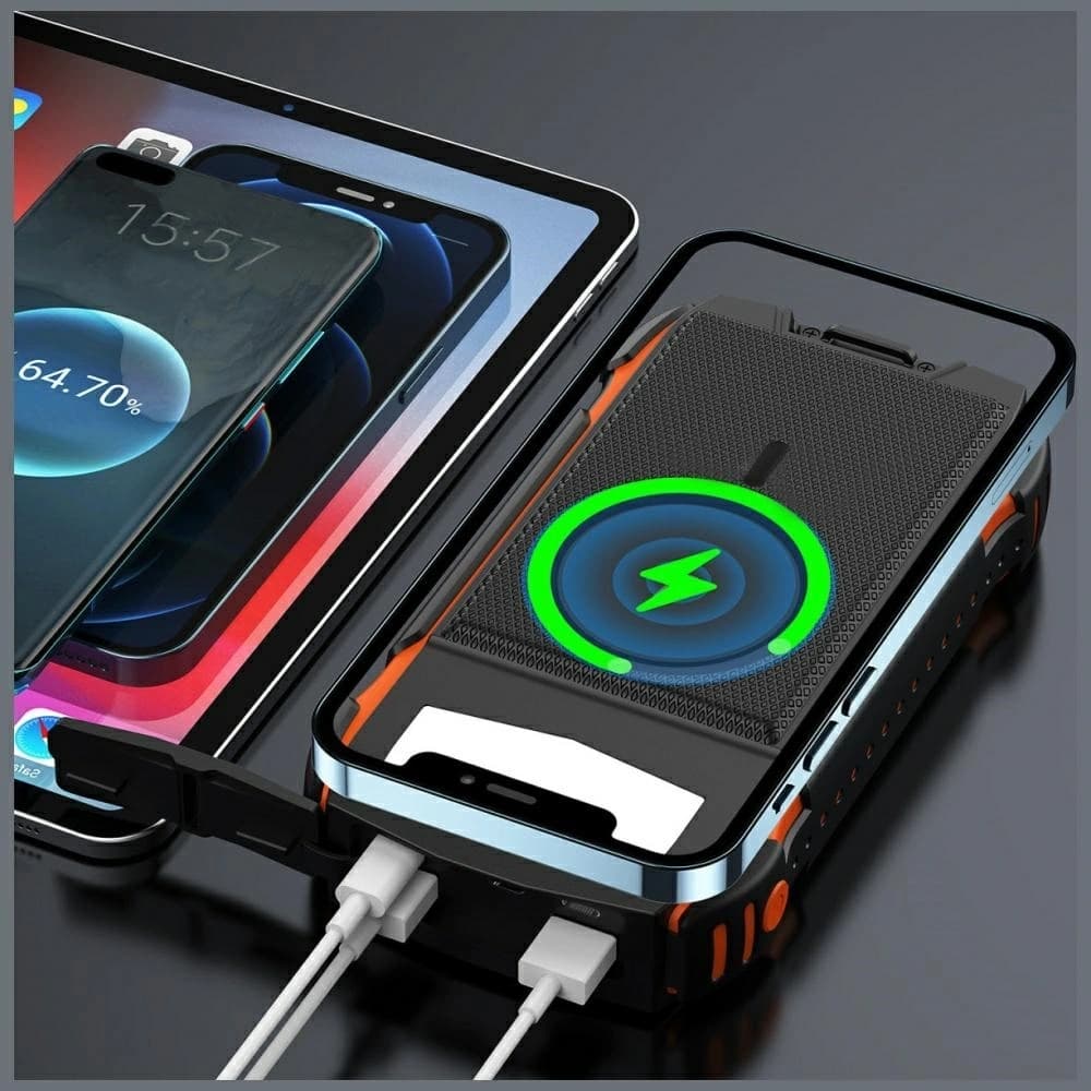 4smarts TitanPack Rugged UltiMag 20000mAh Baterie Externă Solară neagră - 6