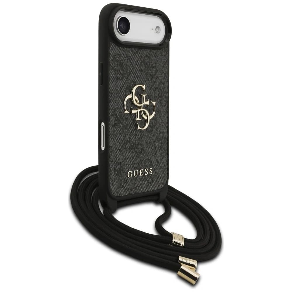 Guess 4G Big Logo Cord Stap Crossbody Apple iPhone Air negru - 3