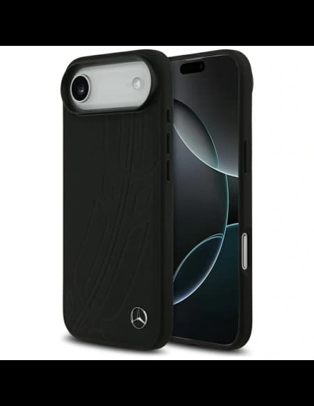 Mercedes Piele Mare Frunză de Laur MagSafe Apple iPhone Air negru