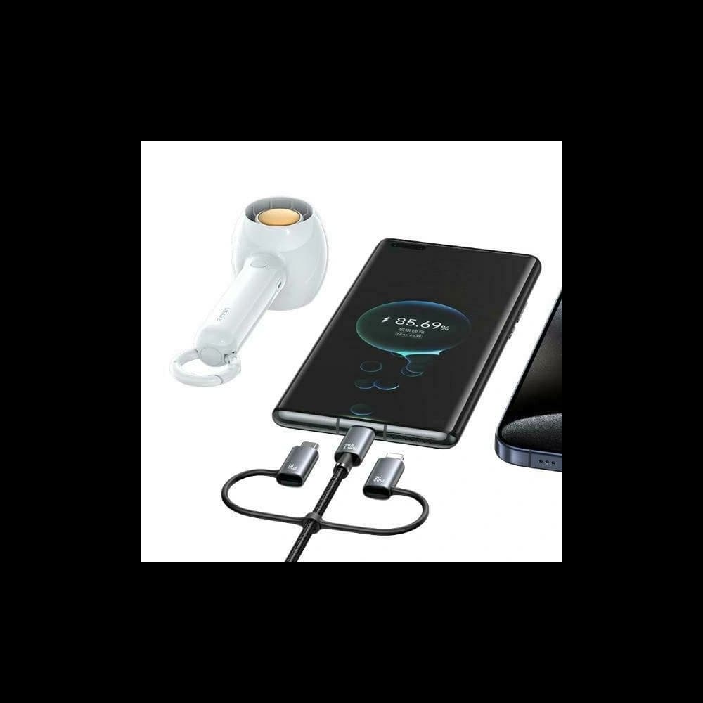 USAMS Data Cable 6in1 Digital Display Aluminium Alloy Fast Charging 240W 1.2m - 6