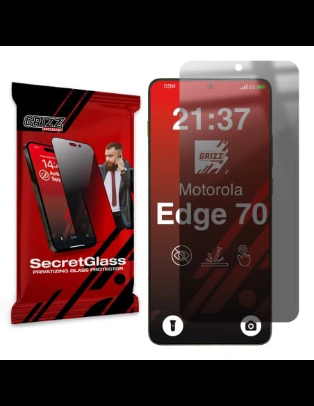GrizzGlass Matte SecretGlass Motorola Edge 70