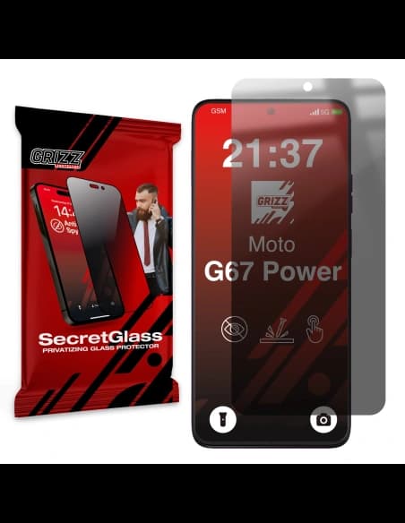 GrizzGlass Matte SecretGlass Motorola Moto G67 Power 5G