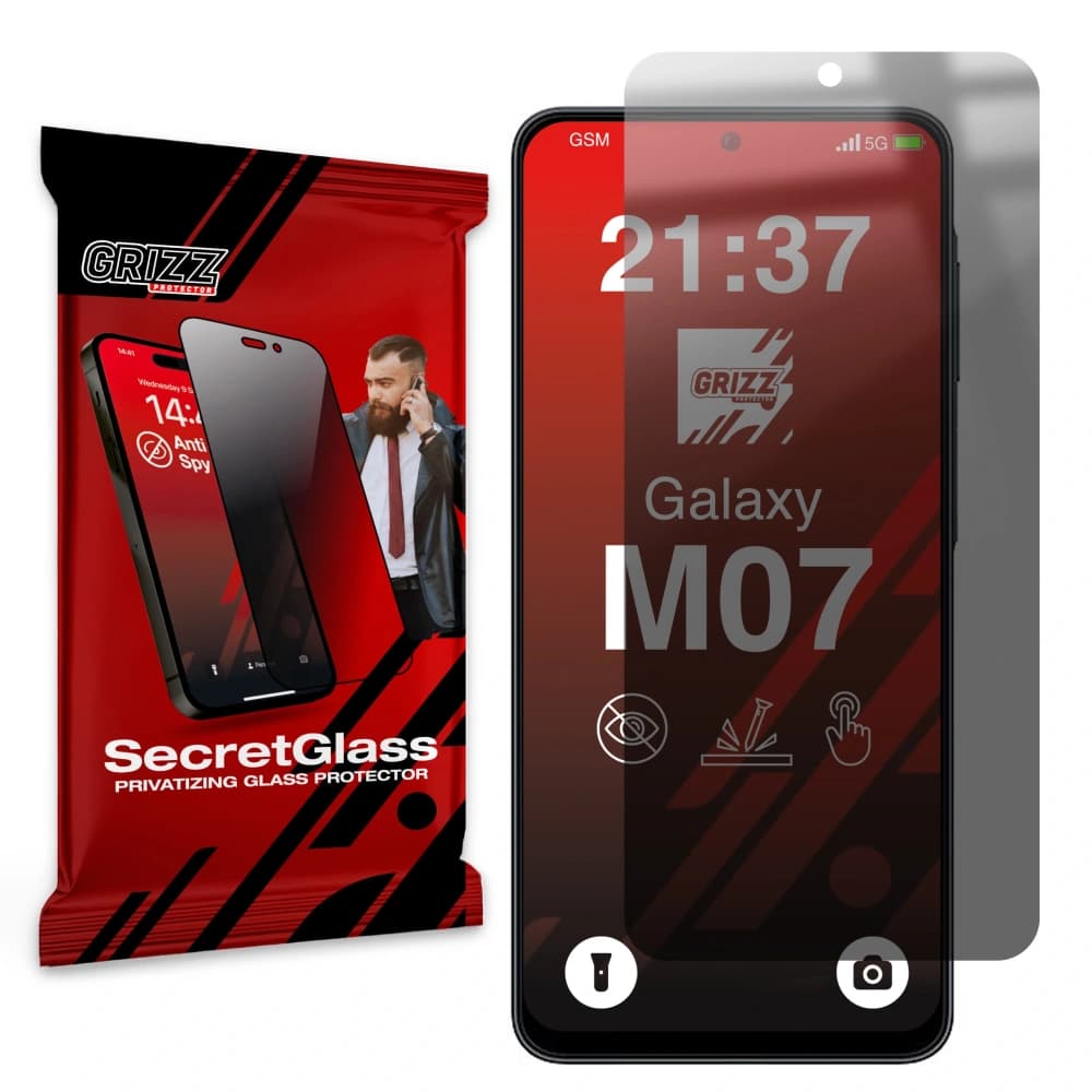 GrizzGlass Matte SecretGlass Samsung Galaxy M07 - 1