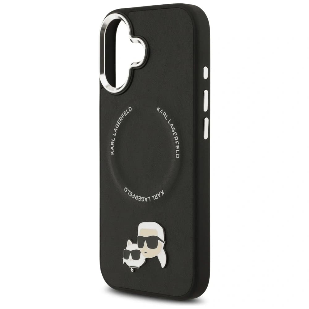 Karl Lagerfeld Karl & Choupette Insigne MagSafe Apple iPhone 17 negru - 6