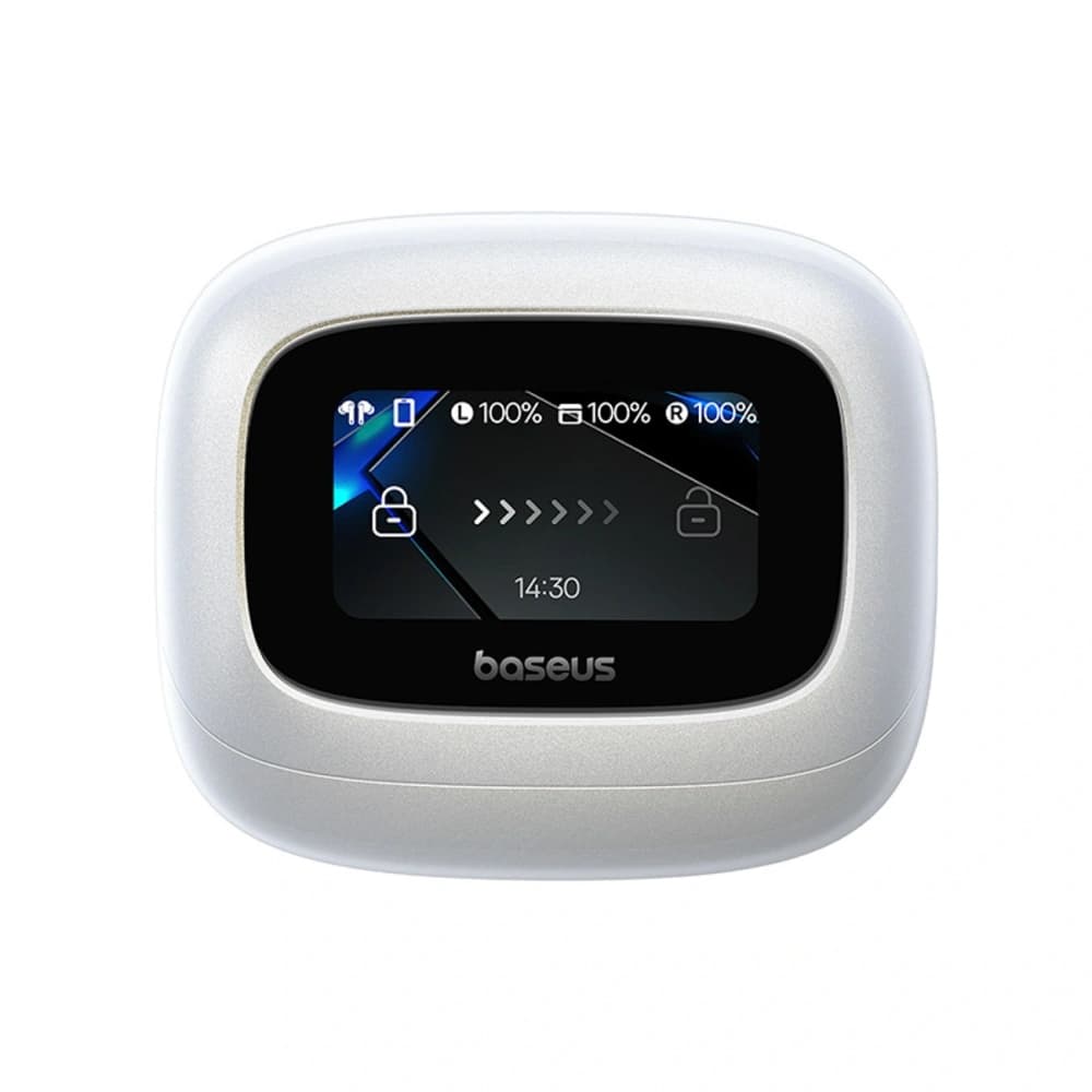 Căști wireless in-ear Baseus Bowie M2s Ultra TWS cu ecran interactiv Alb - 3