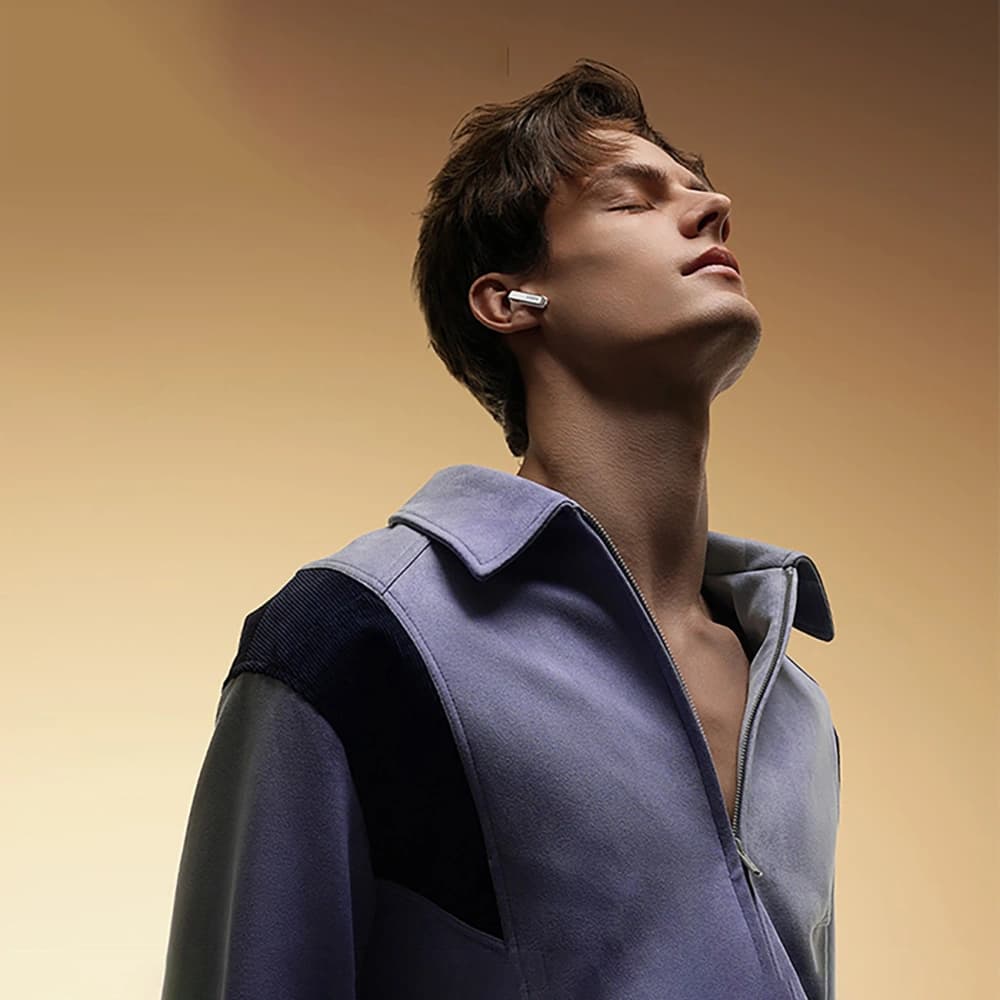 Căști wireless in-ear Baseus Bowie M2s Ultra TWS cu ecran interactiv Alb - 9