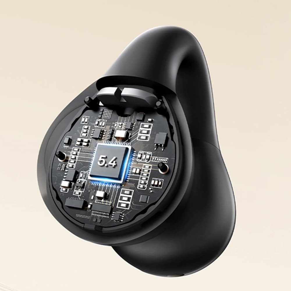 Bezprzewodowe słuchawki Baseus Bass 15 Clip OWS + kabel Baseus Simple USB-C 3A 30cm czarne - 17