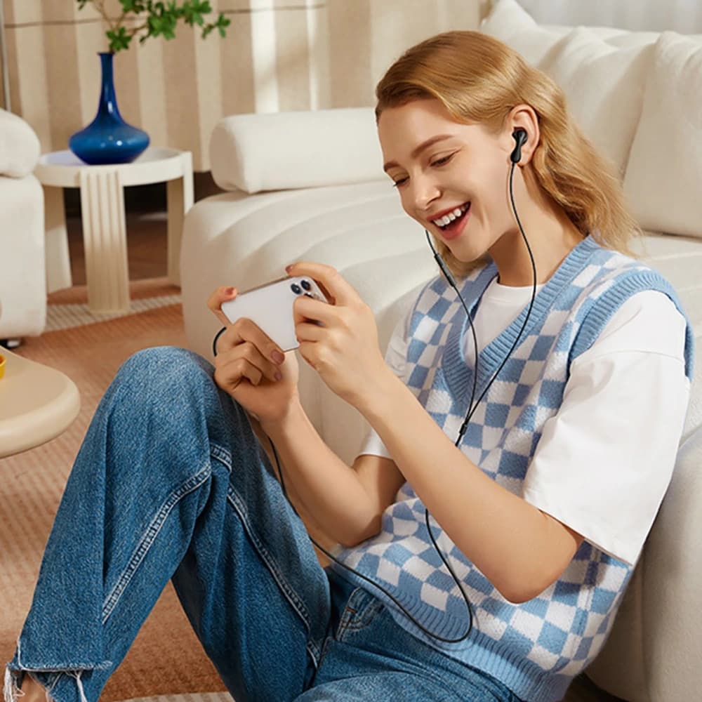 Baseus Encok CZ20 USB-C In-Ear Sluchátka Černá - 12