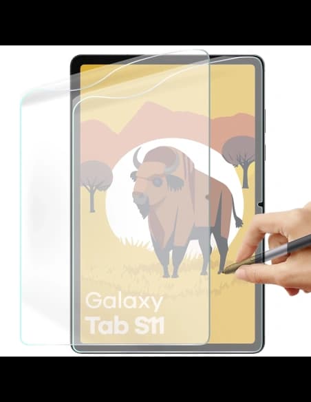 Folia imitująca papier Bizon Film Tab Papirus Duo do Samsung Galaxy Tab S11 [2 PACK]