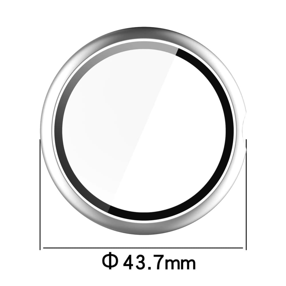 Bizon Case+Glass Hodinky Google Pixel Watch 4 41mm matná stříbrná - 3