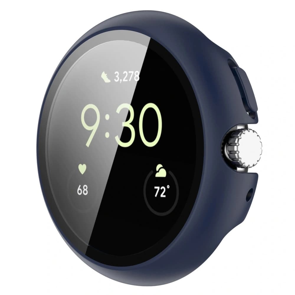 Bizon Case+Glass Hodinky Google Pixel Watch 4 41mm matná námořnická modř - 8