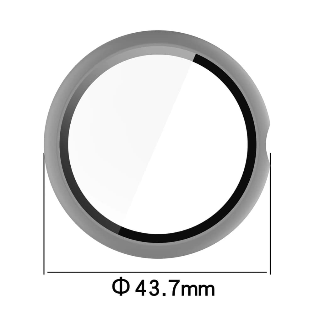 Bizon Case+Glass Watch Google Pixel Watch 4 41mm matte grey - 2