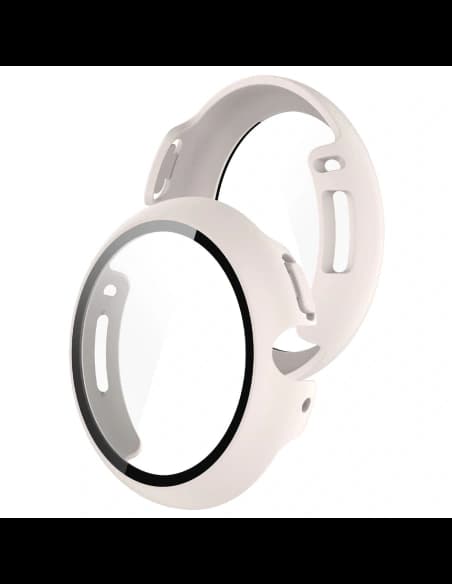 Bizon Case+Glass Watch Google Pixel Watch 4 41mm matowe beige