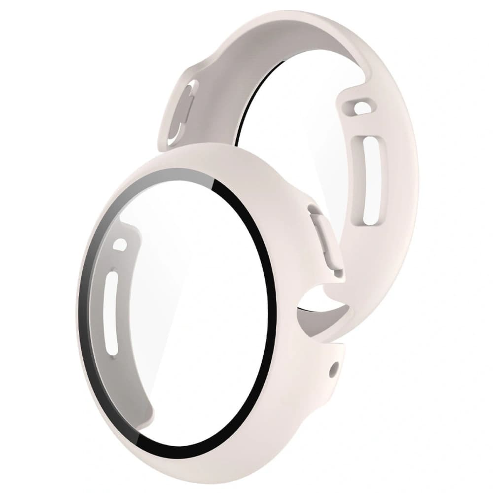 Bizon Case+Glass Watch Google Pixel Watch 4 41mm matowe beige - 1