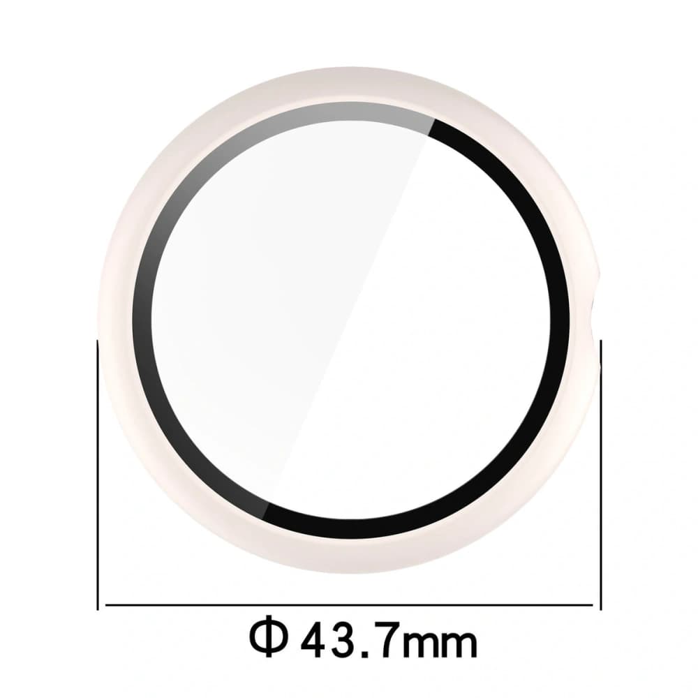 Bizon Case+Glass Watch Google Pixel Watch 4 41mm matowe beige - 2