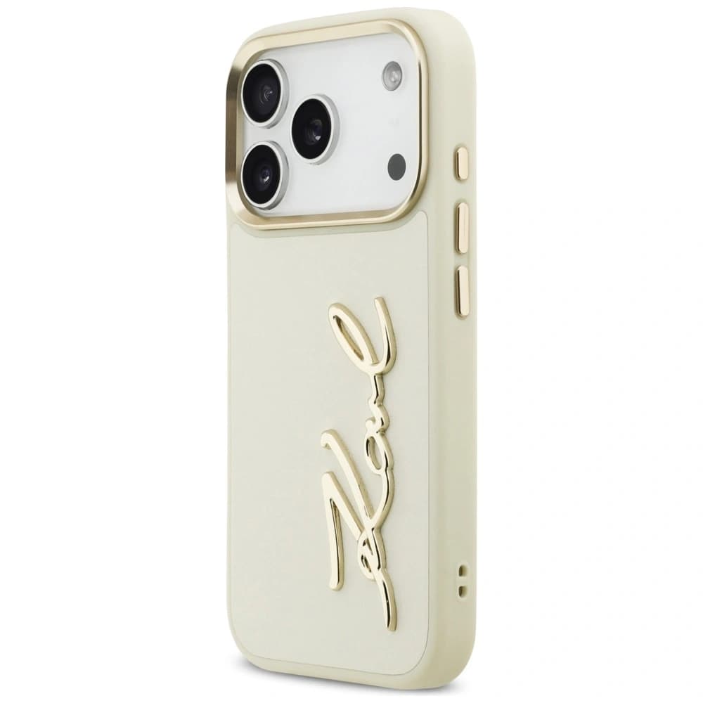 Karl Lagerfeld Karl Script Logo Apple iPhone 17 Pro bej - 2