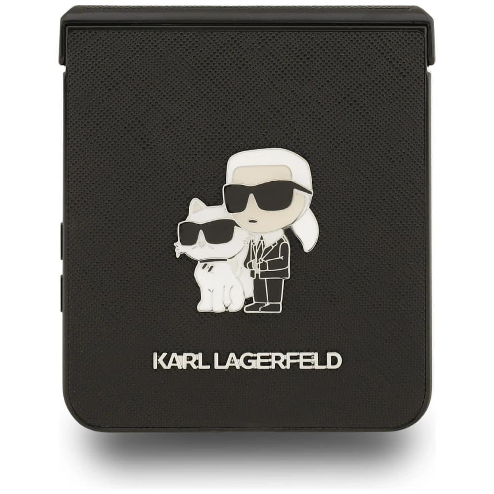 Karl Lagerfeld Saffiano Karl&Choupette Pin Samsung Galaxy Z Flip7 black - 5