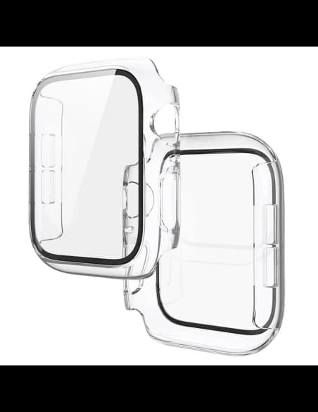 Bizon Case+Glass Hodinky Apple Watch SE 3 / SE 2 / SE / 6 / 5 / 4 40mm čiré