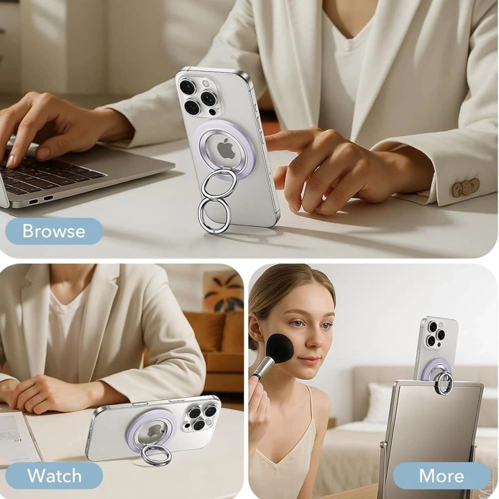 ESR Magnetic 360 Halolock MagSafe Telefonring Lavendel - 2