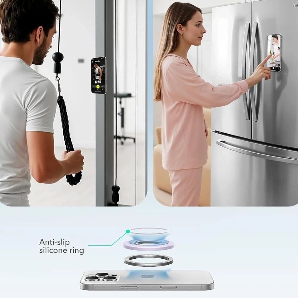 ESR Magnetic 360 Halolock MagSafe Telefonring Lavendel - 4