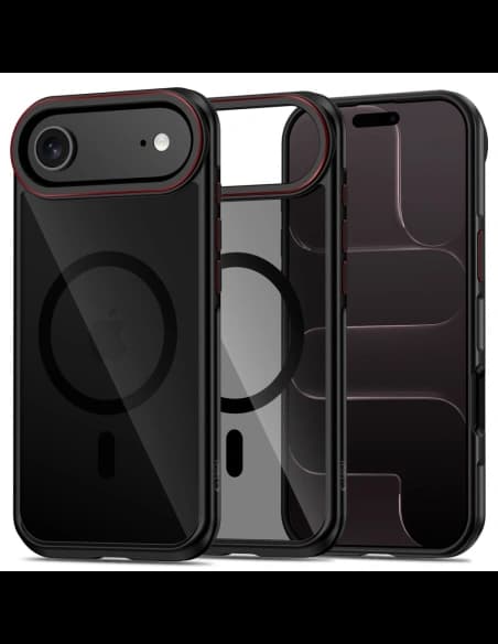 Tech-Protect MagHybrid MagSafe Apple iPhone Air Negru/roșu