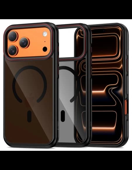 Tech-Protect MagHybrid MagSafe Apple iPhone 17 Pro Max Černá/červená