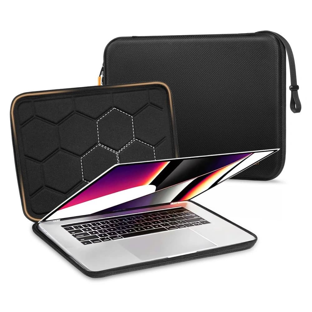 Tech-Protect Hardpouch Laptop 15-16 Černá/oranžová - 3