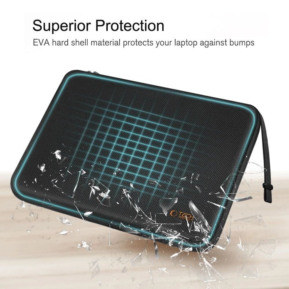 Tech-Protect Hardpouch Laptop 15-16 Černá/oranžová - 6