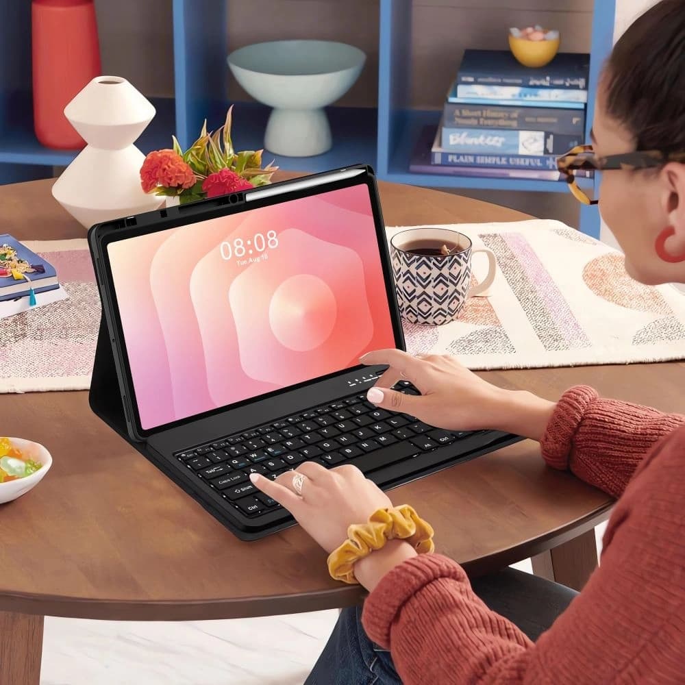 Tech-Protect Smartcase Toll + Billentyűzet Samsung Galaxy Tab S11 11.0 X730 / X736b Fekete - 8