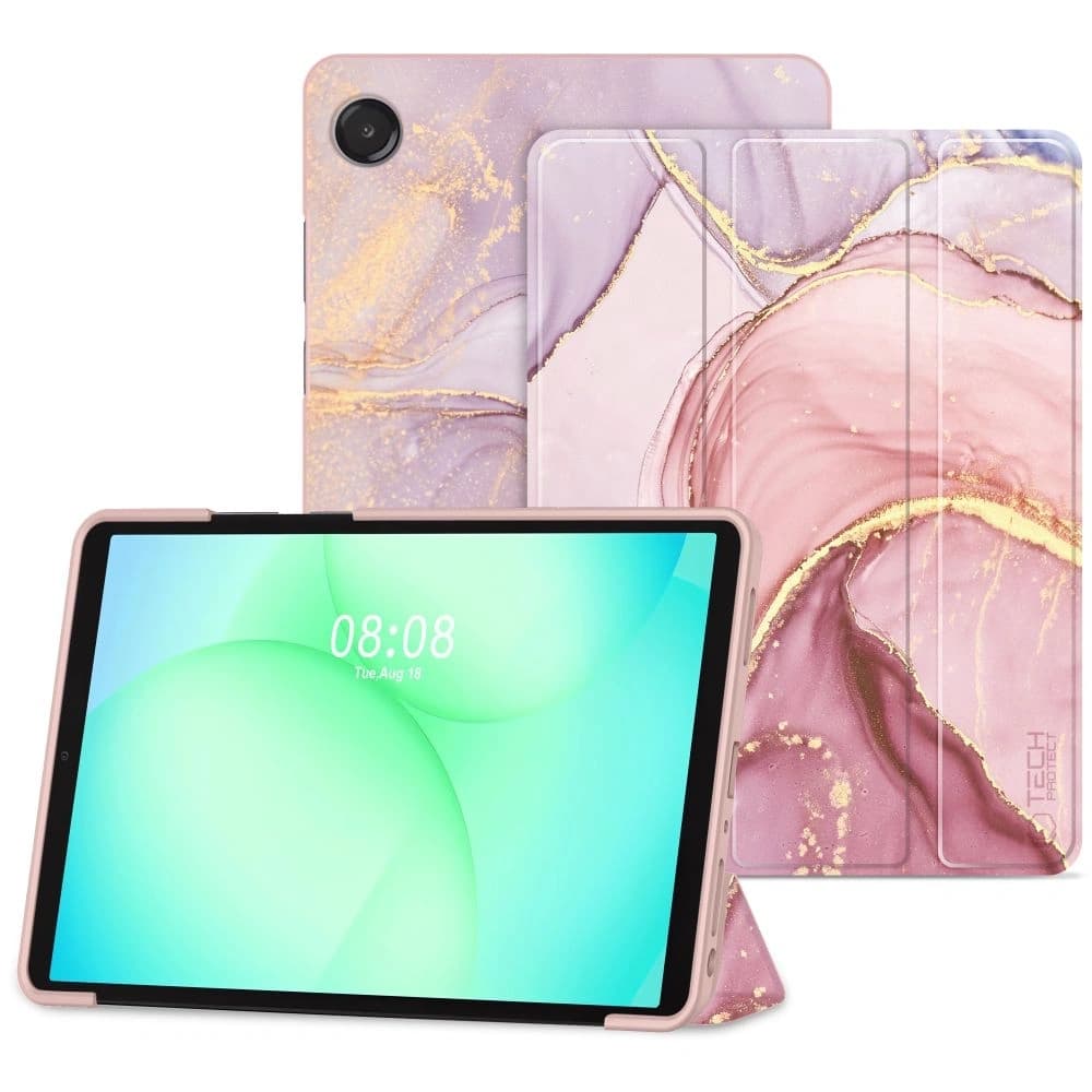 Tech-Protect Smartcase Samsung Galaxy Tab A9 / A11 8.7 X110 / X115 / X133 / X135 Márvány - 1