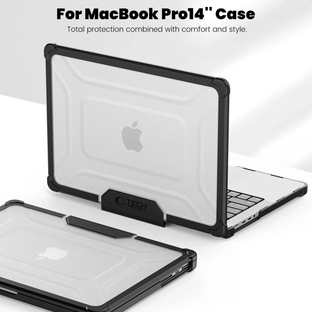 Tech-Protect Smartshell Pro Apple MacBook Pro 14 (M1/M2/M3/M4/M5) Schwarz/Klar - 5